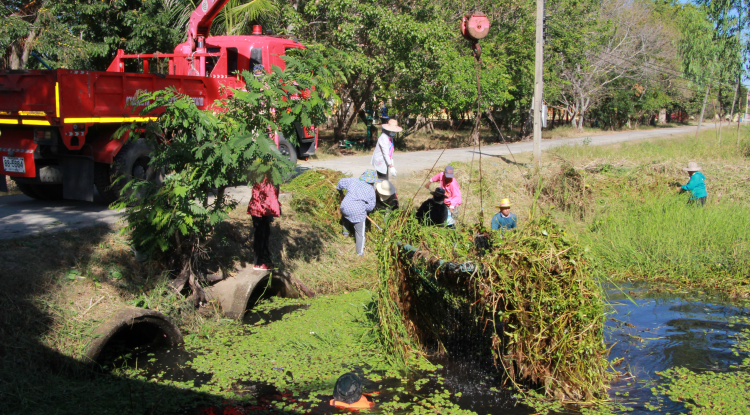 วันที่ 19 ธันวาคม 2566 เทศบาลตำบลตลาดแค นำโดยนายชัยรัตน์ กิตติหิรัญวัฒน์ นายกเทศมนตรีตำบลตลาดแค ร่วมกับชุมชนตลาดแค หมู่ที่ 2 ปรับปรุงภูมิทัศน์ลำธารปราสาท บริเวณโรงสูบน้ำประปาตลาดแค ตำบลธารปราสาท อำเภอโนนสูง จังหวัดนครราชสีมา