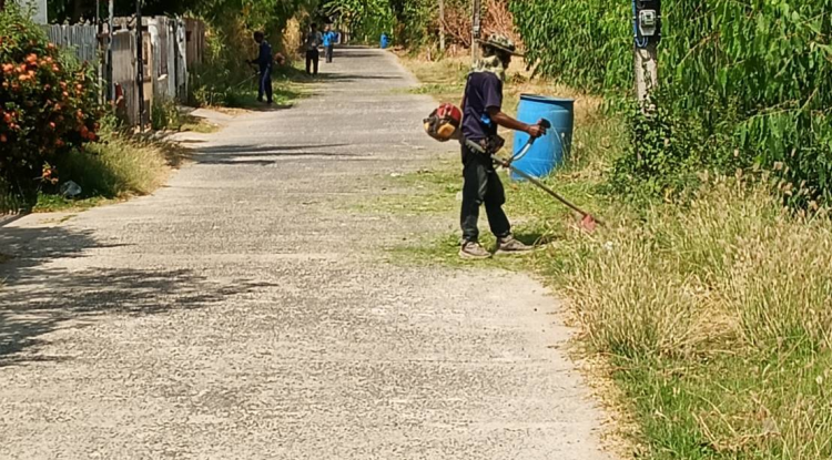 วันที่ 21 กุมภาพันธ์ 2567 นายชัยรัตน์ กิตติหิรัญวัฒน์ นายกเทศมนตรีตำบลตลาดแค มอบหมายให้เจ้าหน้าที่เทศบาลตำบลตลาดแค ดำเนินการปรับปรุงภูมิทัศน์ บริเวณถนนหลังร้านค้าชุมชน และถนนเทศบาลซอย10  ตำบลธารปราสาท อำเภอโนนสูง จังหวัดนครราชสีมา