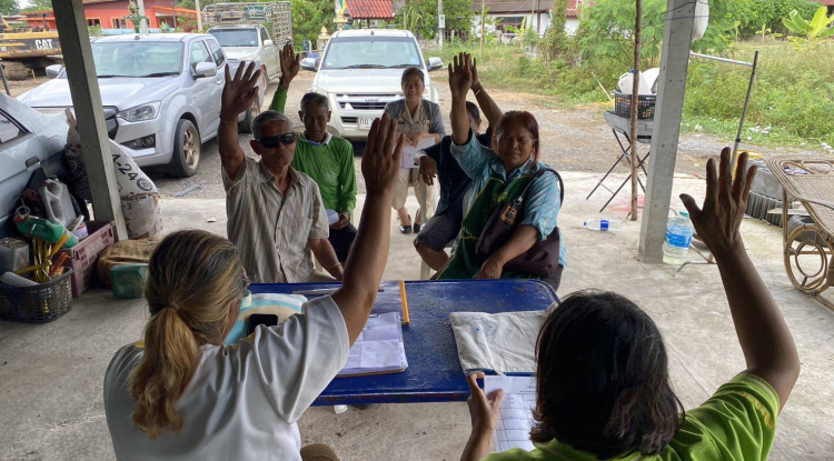 วันที่ 6 พฤศจิกายน 2567 นายชัยรัตน์ กิตติหิรัญวัฒน์ นายกเทศมนตรีตำบลตลาดแค มอบหมายให้เจ้าหน้าที่เทศบาลตำบลตลาดแค ลงพื้นที่ร่วมสังเกตุการณ์ในการประชุมคณะกรรมการชุมชน ชุมชนโนนพิมาน  ตำบลธารปราสาท อำเภอโนนสูง จังหวัดนครราชสีมา