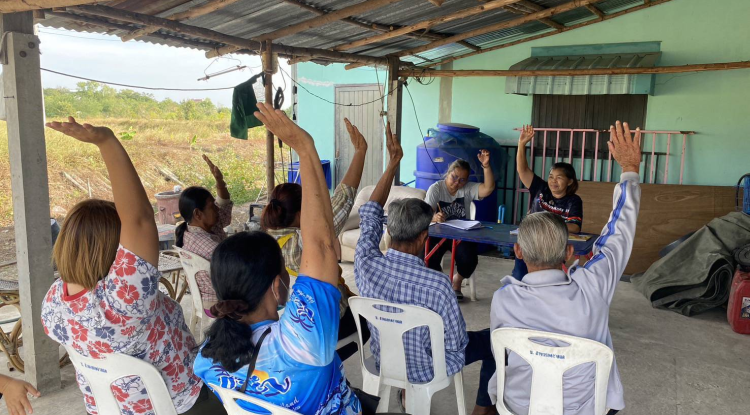 วันที่ 9 ธันวาคม 2567 นายชัยรัตน์ กิตติหิรัญวัฒน์ นายกเทศมนตรีตำบลตลาดแค มอบหมายให้เจ้าหน้าที่เทศบาลตำบลตลาดแค ลงพื้นที่ร่วมสังเกตุการณ์ในการประชุมคณะกรรมการชุมชน ชุมชนโนนพิมาน ตำบลธารปราสาท อำเภอโนนสูง จังหวัดนครราชสีมา