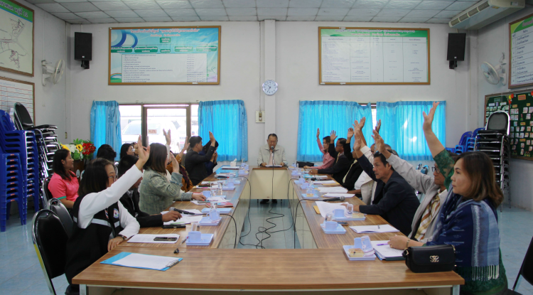 วันที่ 7 มกราคม 2568 นายชัยรัตน์ กิตติหิรัญวัฒน์ นายกเทศบาลตำบลตลาดแค  พร้อมด้วยคณะผู้บริหาร สมาชิกสภาเทศบาล  และคณะกรรมการพัฒนาเทศบาล  ร่วมประชุมคณะกรรมการพัฒนาเทศบาล เพื่อพิจารณาร่างแผนพัฒนาท้องถิ่น (พ.ศ. 2566-2070) เปลี่ยนแปลง ครั้งที่ 1/2568  ณ ห้องประชุมเทศบาลตำบลตลาดแค อำเภอโนนสูง จังหวัดนครราชสีมา