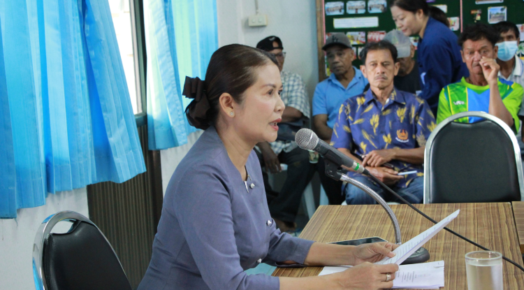 วันที่ 27 มิถุนายน 2568 นางสาวบรรจง เพ็ชรพิมาย นายกเทศมนตรีตำบลตลาดแค พร้อมด้วย นางวรรณา นานอก รองนายกเทศมนตรีตำบลตลาดแค สมาชิกสภาเทศบาลตำบลตลาดแค และเจ้าหน้าที่เทศบาลตำบลตลาดแค  ร่วมประชุมคณะกรรมการชุมชน ตามโครงการจัดประชุมสัมมนาคณะกรรมการชุมชน  ประจำเดือน มิถุนายน ครั้งที่ 1 ประจำปีงบประมาณ 2568